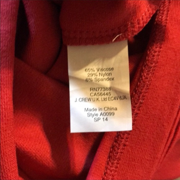 Trendy J. Crew Red Skirt - Picture 6 of 6